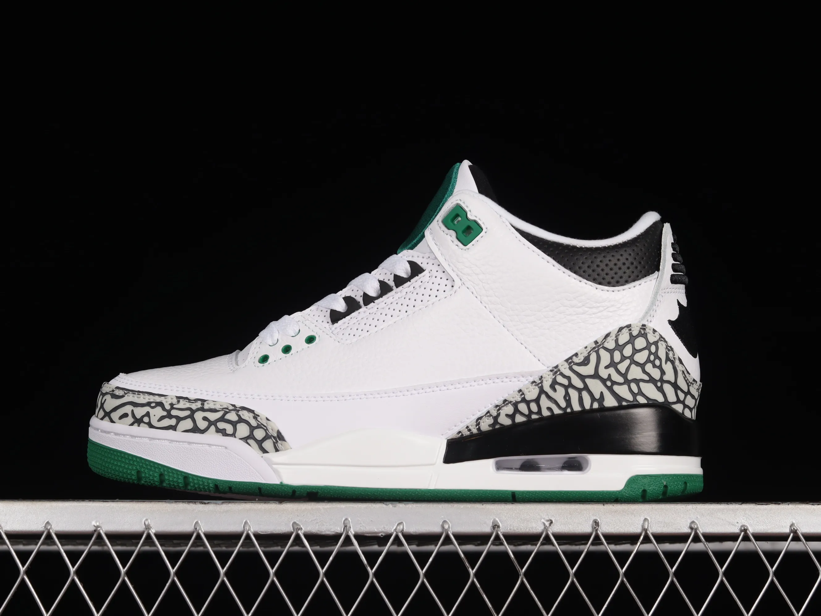 All categories Air Jordan Jordan series basketball shoes Air Jordan 3 Air Jordan 3 Retro AJ3 Joe 3 joint white and green 594282-233